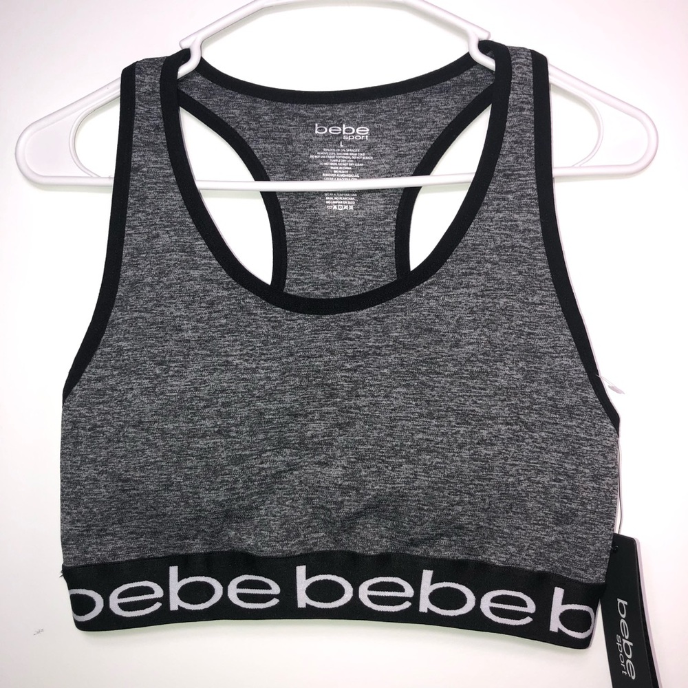 NWT bebe active bra size L